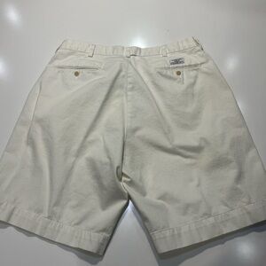 Authentic Polo Ralph Lauren Classic Chino shorts in a clean white/cream color